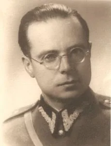 Kazimierz Baraniecki w mundurze wojskowym