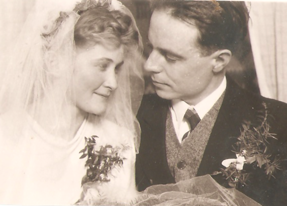 Małgorzata i Kazimierz Baranieccy w dniu ślubu